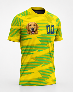 Camiseta Deportiva Personalizada de Poliéster Sublimado, Manga Corta, Cuello Redondo, Corte Regular, con Foto, Logotipo, Nombre y Número Personalizados, Venta al Por Mayor - Product Image 6