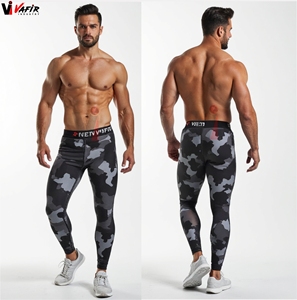 Pantalones Deportivos 3/4 Transpirables de Secado Rápido Personalizados, Leggings de Baloncesto con Estampado de Seda, Mallas de Compresión para Hombre - Product Image 5