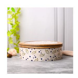 Boîte à chapati en bois de qualité supérieure, fabriquée à la main, élégante et classique, vente en gros - Product Image 1
