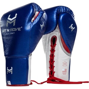 High Quality Custom Made Professional Boxing Training <b>Gloves</b> Genuine Cowhide Leather Lightweight Anti-UV Full Finger <b>Moisture</b> - Product Image 6
