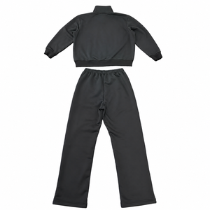 Ensemble sweat-shirt à quart de zip noir pour homme, coupe décontractée, pantalon en molleton, streetwear, vêtements de sport décontractés, vente en gros, approvisionnement en vrac USA - Product Image 2