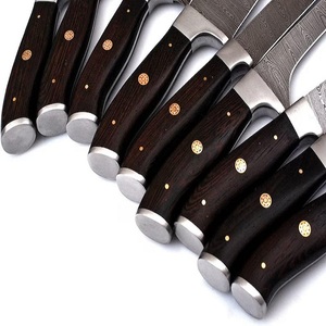TARJ ENTERPRISES Handmade Damascus Stainless Steel 67-Layer 10-Piece Ambidextrous Durable <b>Sharp</b> Sustainable <b>Knife</b> Set - Product Image 3