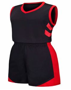 Conjuntos de Camisetas de Baloncesto con Cuello en V, Sublimación, Franja Lateral, Uniforme de Equipo, Malla de Secado Rápido, Ropa de Entrenamiento, Conjuntos de Pantalones Cortos de Baloncesto para Hombre - Product Image 2