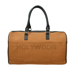 Bolsa de Lona de Cuero de Diseño Nuevo a Precio de Mayoreo para Viajes y Gimnasio, con MOQ Bajo, Bolsa de Lona de Cuero Grande Personalizada de la Mejor Calidad - Product Image 2