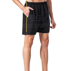 Pantalones Cortos Deportivos Elásticos en Stock, MOQ Bajo, con Tela Flexible, Secado Rápido y Ajuste Cómodo - Product Image 4