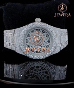 Fashion Stainless Steel Hip Hop Moissanite Diamond Watch with Premium Craftsmanship Luxury Jewelry Timepiece for Everyday Wear - Product Image 1