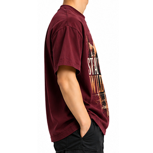 Camiseta de Algodón con Estampado Gráfico para Hombre, para Uso Diario - Product Image 3