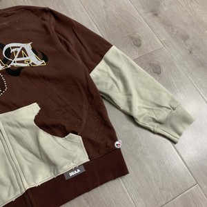 เสื้อฮู้ดซิปผู้ชายแบบสั่งทำพิเศษ ทรงโอเวอร์ไซส์ ผ้าฝ้ายเฟรนช์เทอร์รี่ สีพื้น เรียบง่าย เป็นมิตรกับสิ่งแวดล้อม เหมาะสำหรับฤดูหนาว สไตล์สตรีทแวร์ ใส่ได้ทั้งในและนอกบ้าน - Product Image 5