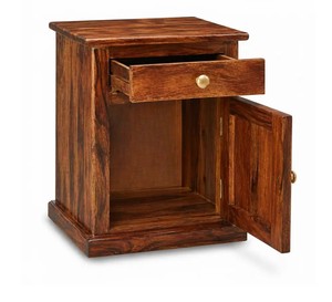 Table de chevet en bois massif en gros |   Table de chevet avec tiroirs |   Table de chevet en bois massif résistant aux termites de qualité supérieure |   Meubles de maison - Product Image 4