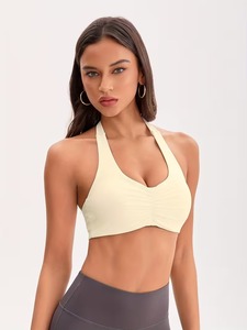 Sujetador deportivo para mujer con escote pronunciado, top atlético sin espalda con almohadillas extraíbles, ideal para correr y hacer ejercicio en el gimnasio. - Product Image 5