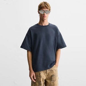 T-shirts Homme Col Rond Coupe Boxy Oversize Personnalisables en Coton 100% Respirant – Vente en Gros - Product Image 1