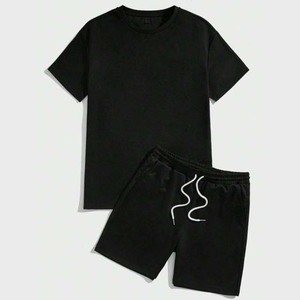 Conjunto Deportivo Casual de Verano para Hombre, Personalizable, de Dos Piezas, Camiseta de Poliéster/Algodón de Alta Calidad, Tejido Transpirable de 220g - Product Image 5