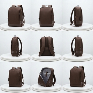 Newest Waterproof RFID Protection Laptop <b>Backpack</b> with USB Port Polyester Material for School & Outdoor Use - Product Image 5