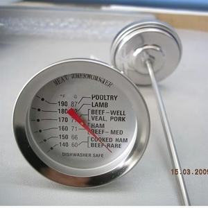 เทอร์โมมิเตอร์วัดอุณหภูมิเนื้อแบบอนาล็อก สแตนเลสสตีล - Product Image 1