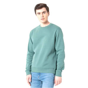 Sudaderas de Manga Larga para Hombre, Estampado por Transferencia de Calor, Color Sólido, Invierno, 100% Algodón, Felpa, Secado Rápido, Nuevo Estilo - Product Image 1