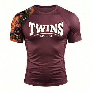 RTS Wholesale Price High Quality Twin <b>Rash</b> <b>Guard</b> For Martial Arts Bjj <b>Rash</b> <b>Guard</b> Men & <b>Women</b> No Gi Wear AI-RG-30 - Product Image 1