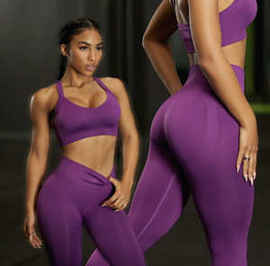 Ensemble de yoga pour femmes, vêtements de sport et de fitness, ensemble de yoga respirant pour femmes adultes, ensembles de natation, ensembles de yoga en nylon - Product Image 5