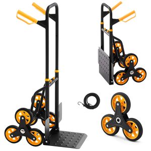 Carrello Saliscale con Capacità di Carico di 400kg, 6 Ruote e Manico Telescopico - Supporto OEM Personalizzabile - Product Image 1