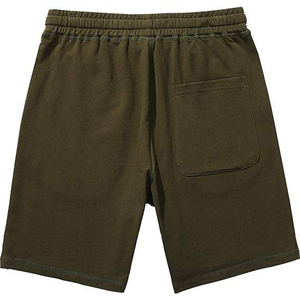 Pantalones Cortos Bermuda de Algodón Gris Sólido para Hombre, Cintura Elástica con Cordón, Pantalones Cortos Casuales con Bolsillos, Tela de Punto - Product Image 3