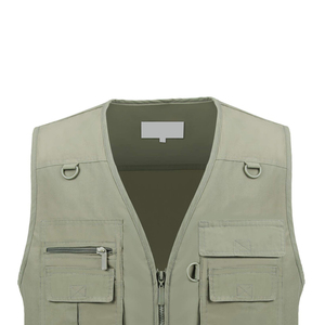 Nouveau gilet cargo tendance pour homme, grande taille, respirant, tactique, utilitaire, en maille, avec plusieurs poches - Product Image 3