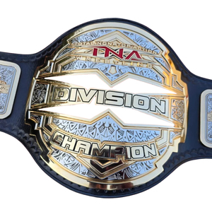 เข็มขัดแชมป์ TNA Division หนังสีดำ ดีไซน์ทองและเงิน คุณภาพพรีเมียม สำหรับแฟนๆ MMA - Product Image 5