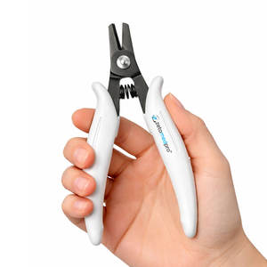 Pince professionnelle pour couper et retirer les extensions de cheveux avec poignée blanche pour usage en salon, prix d'usine OEM - Product Image 1