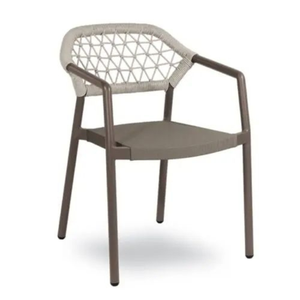 เก้าอี้สวนแบบทันสมัยพร้อมเครื่องจักสานหวายทนทานและกันรังสียูวีกันน้ำเฟอร์นิเจอร์กลางแจ้งเปิดประทุน - Product Image 2