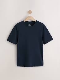 Camiseta Azul Marino Personalizada para Hombre |   Camiseta de Cuello Redondo 100% Algodón de Peso Pesado 220-260 GSM |   Antiarrugas Ecológico Premium - Product Image 3