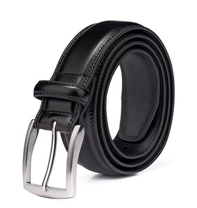 Cinturón de cuero genuino de vaca para hombre, estilo vintage, hebilla de acero ajustable, cinturón de cuero resistente. - Product Image 1