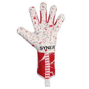 Guantes de portero de tejido de punto con logotipo personalizado, correa de muñeca extraíble, diseño de inyección de goma transpirable para exteriores, revés - Product Image 3