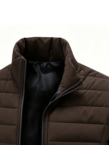 <b>Men</b> Sleeveless Puffer <b>Vest</b> Jacket Winter Warm <b>Thermal</b> Insulated Custom Logo Outerwear Supplier Bulk - Product Image 3