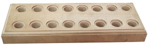 Support à pinces en bois de qualité supérieure pour la fabrication de bijoux, 16 trous, modèle 530/12 Punjab, vente en gros à bas prix - Product Image 2