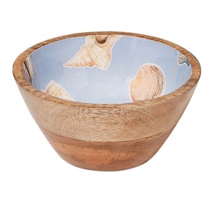 Tazón Pequeño para Ensalada Hecho a Mano, Ecológico y Personalizado, Diseño de Madera de Mango con Flores Impresas y Esmaltadas, Decoración para el Hogar - Product Image 5