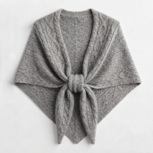 Factory Price Luxury Cashmere Blend Knitted Shawl Wrap Ladies Oversized Warm Winter Cape Scarf Wholesale Custom Logo OEM Knitted - Product Image 1