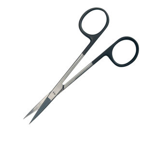 High Precision KNAP Iris Super Cut 4.5 Inch Steel Manual Surgical Scissors Straight Blade CE ISO Certified By <b>Blush</b> Surgical - Product Image 2