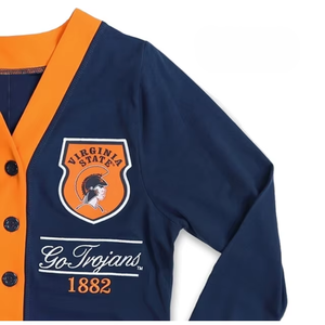 New Arrival Unisex Custom Winter School Uniform V-Neck <b>Cardigan</b> OEM Casual Long Sleeve <b>Thick</b> Acrylic Anti-Wrinkle University - Product Image 4