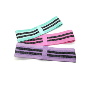 Laiem International Custom Logo Resistance Hip Circle Bands-Rubber Polyester Portable for Gym Fitness <b>Legs</b> Arms <b>Exercises</b> - Product Image 6