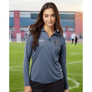 Sudadera Personalizada con Cierre de Cremallera de un Cuarto para Mujer, Tops Deportivos con Logotipos y Textos Personalizados 41870L - Product Image 4