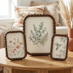Belladec Fashion Rectangular Elegant Handmade Creative Wood Eco-Friendly Tabletop Home Decoration Customized Design Photo <b>Frame</b> - Product Image 1