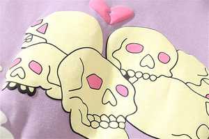 เสื้อฮู้ดดี้สไตล์ฮิปฮอปสำหรับผู้ชาย ผ้าฝ้าย 100% ลายกราฟฟิตีรูปหัวกะโหลก พร้อมลายปัก 3 มิติ - Product Image 6