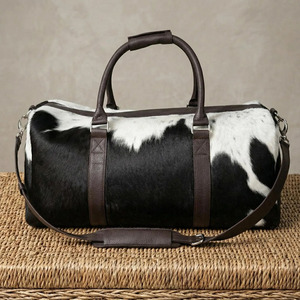 Bolsas de Viaje de Cuero Vacuno OEM, Proveedor Mayorista, Hechas a Mano, Ligeras, de 30-40L, Calidad de Exportación - Product Image 6