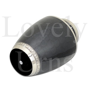 Artisanal Brass Urn Handmade Decorative Cremation Container <b>Memorial</b> <b>Keepsake</b> Elegant Home Decor Tabletop Funeral Accessories - Product Image 4