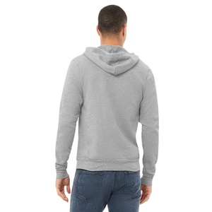 BELLA CANVAS UNISEX FLEECE FULL ZIP HOODIE 90% algodón peinado ringspun 10% poliéster Unisex Sponge Fleece Full-Zip Hoodie - Product Image 3