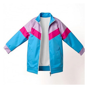 Survêtement pour hommes et femmes, tenue disco, costume hip-hop des années 90, ensemble 2 pièces, veste coupe-vent et pantalon, ensemble de sport, streetwear rétro - Product Image 3