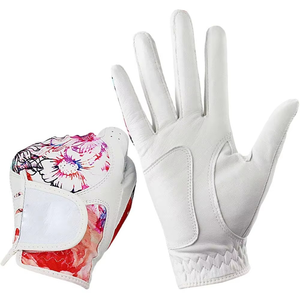 Guantes de Golf Unisex de Cuero PU de Alta Calidad, Transpirables, con Cierre de Gancho y Bucle, Logotipo Personalizable, Agarre para Mano Izquierda o Derecha, Deportivos de Calidad - Product Image 2