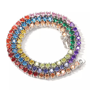 จี้เครื่องประดับเพชรสีรุ้งที่มีชื่อเสียงและเครื่องราง925เงิน VVS Moissanite เครื่องประดับฮิปฮอป - Product Image 3