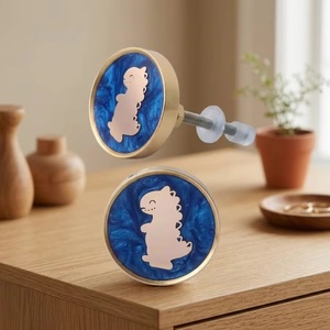 Resin <b>Brass</b> Furniture <b>Knob</b> Drawer Handle Modern Style Durable Eco-Friendly Easy Installation for Living Room Home Office-beads - Product Image 1
