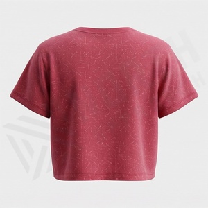 Camisetas Cortas Transpirables de Talla Grande para Mujer, Camisetas de Algodón de Media Manga, Ropa Deportiva Ajustada, Ropa de Moda Boutique, Tendencias de Moda para Gimnasio - Product Image 2