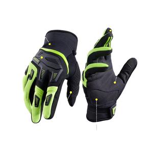 Gants de course respirants à doigts complets pour sports de plein air, protection pour la conduite, le cross et le VTT, fabrication de qualité supérieure - Product Image 1