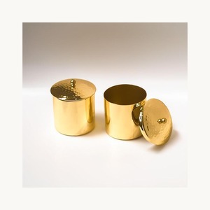 Cajas de metal de lujo para frutos secos, elegantes y personalizadas, organizador premium con tapa para almendras, anacardos, pistachos y dátiles. - Product Image 1